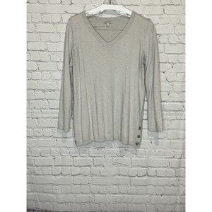 Talbots Cream Donegal Sweater